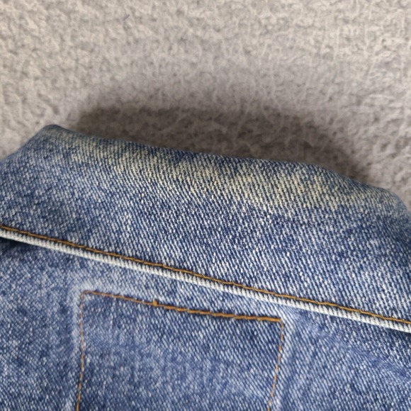 Vintage Levi's Denim Jacket Mens Large Blue Rancher Trucker Jean Coat 70507-4890 - Picture 10 of 16